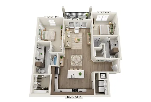 Floor plan B2