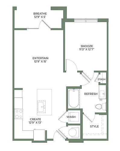 Floor plan A1