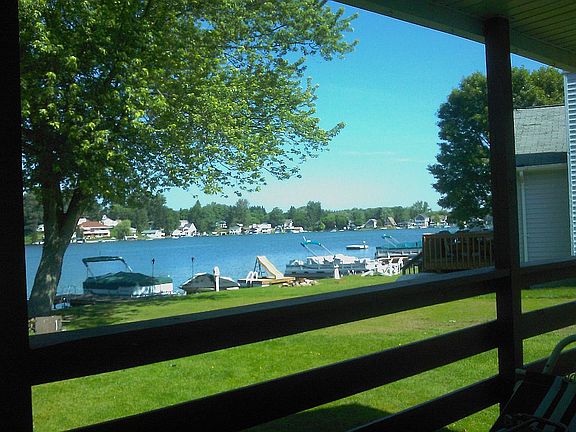 View of lake from Porch
