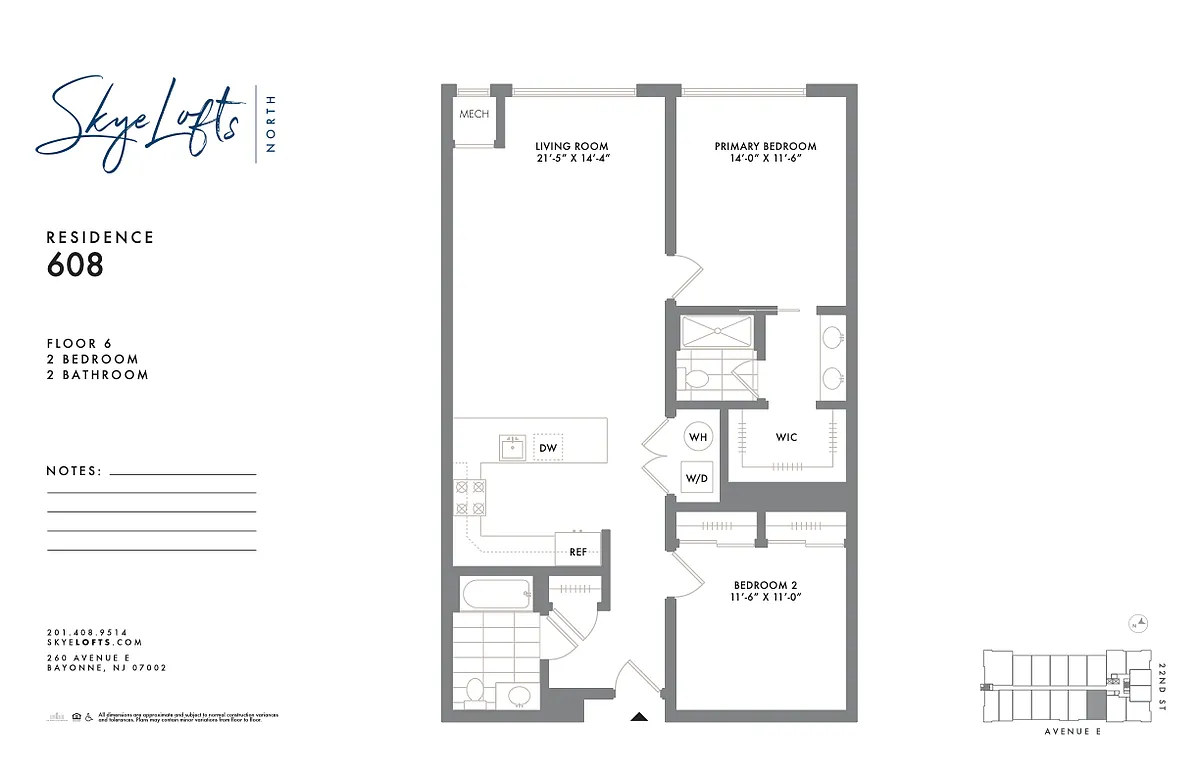 Floor plan 608