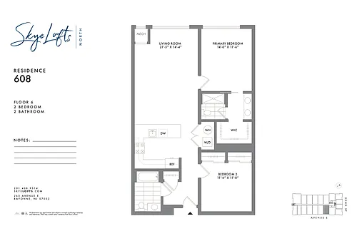 Floor plan 608