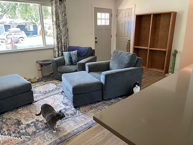 Living room to front door