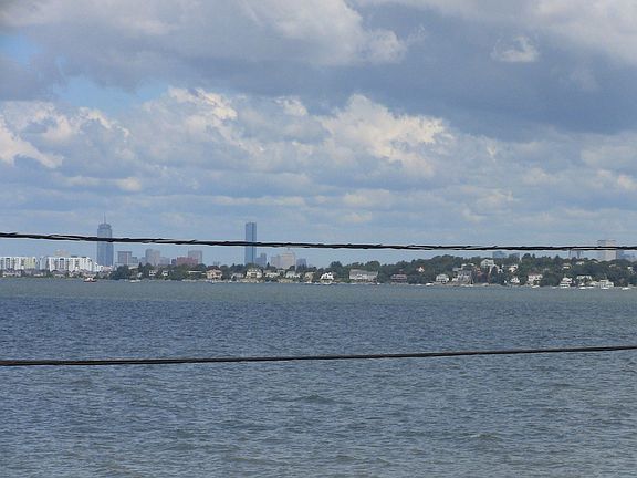 Boston Skyline from bedroom