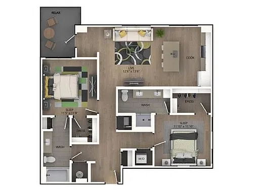 Floor plan C5b