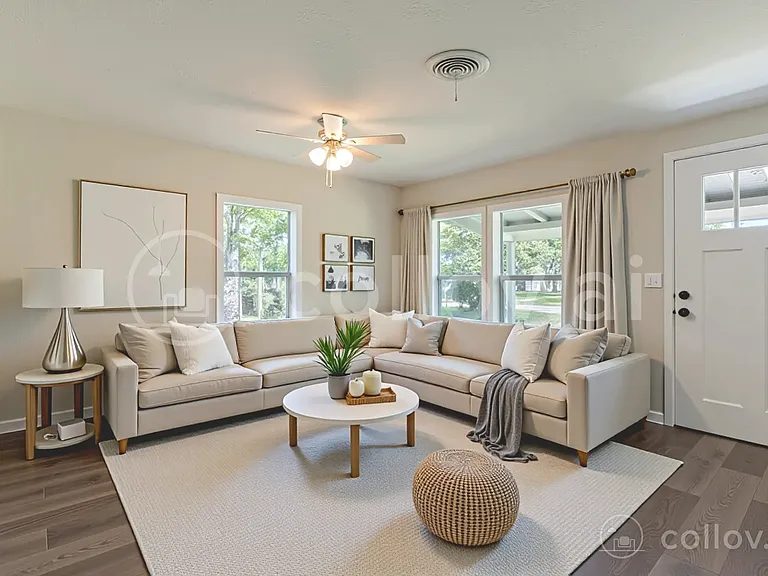 Living Room w/ Virtual Staging
