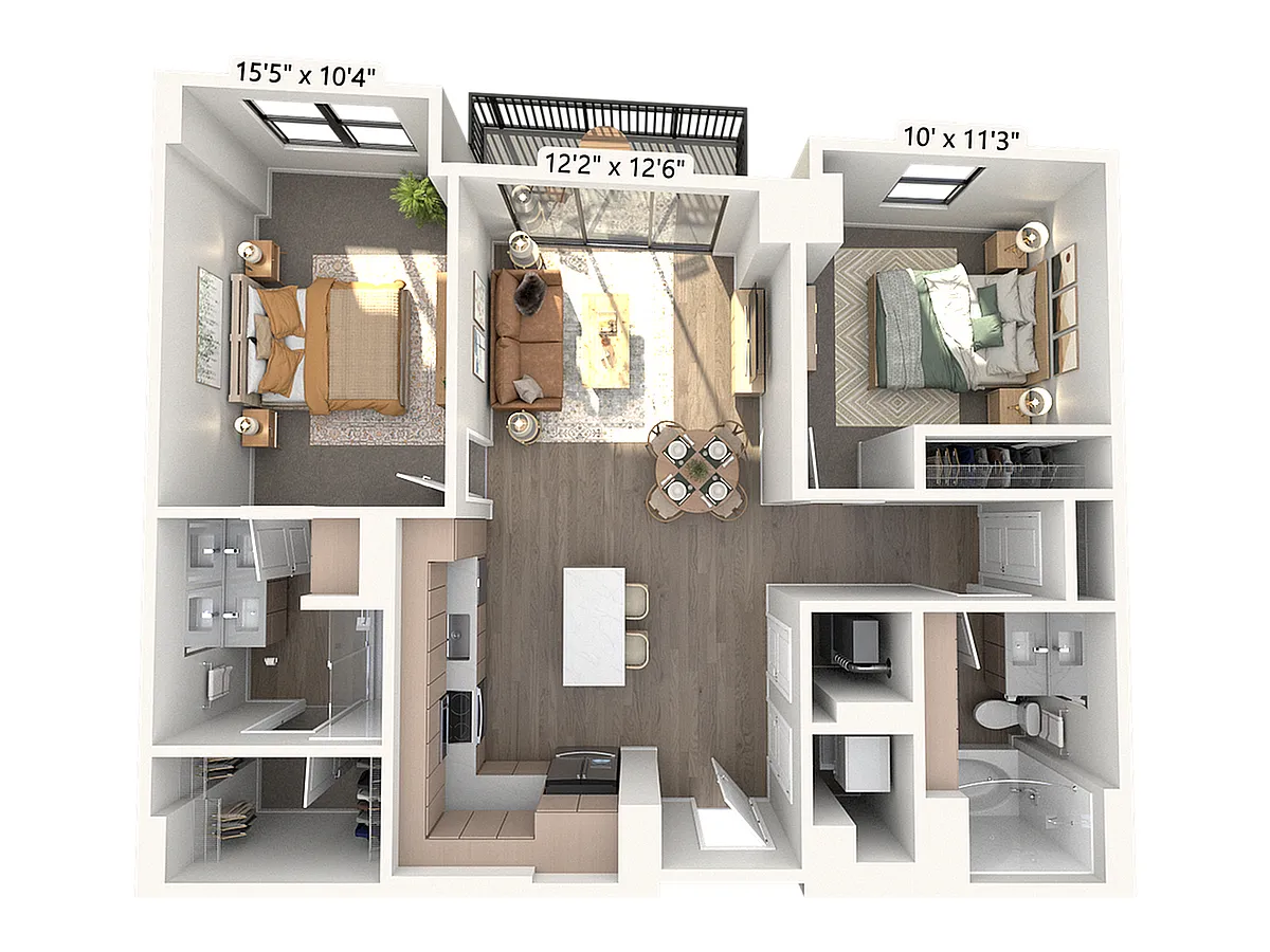 Floor plan B1
