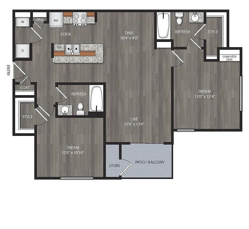Floor plan B4