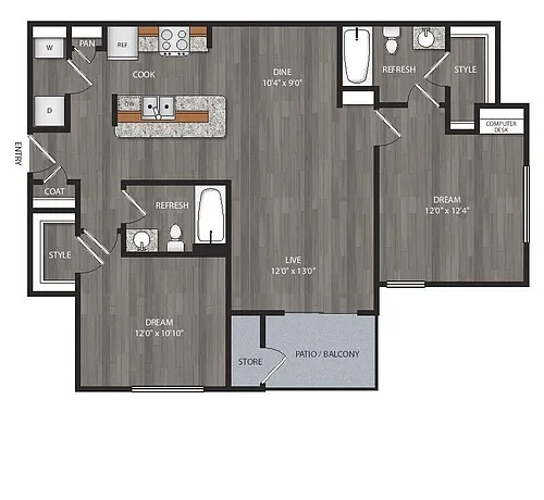 Floor plan B4