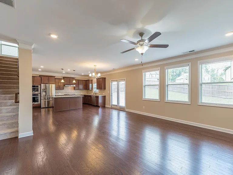 Great room/family room looking into the majestic kitchen