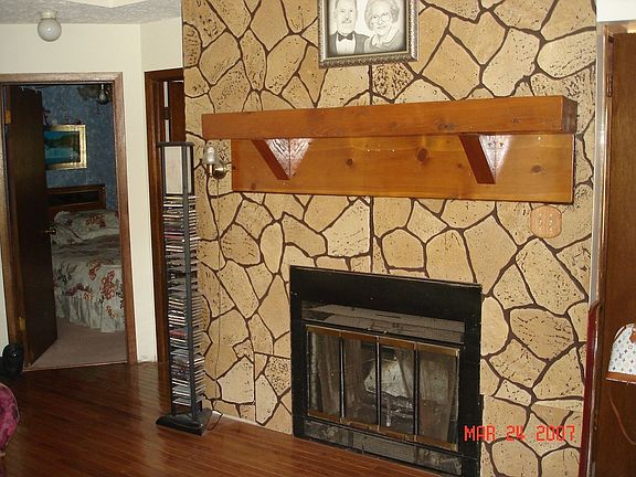 Wood Burning Fireplace
