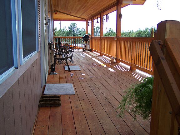 8x45 ft Front Deck