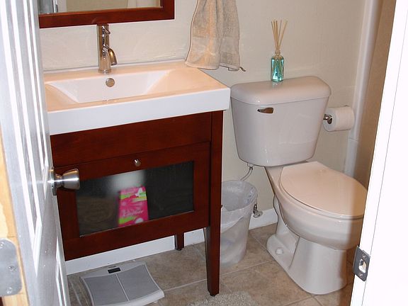 lower level bathroom