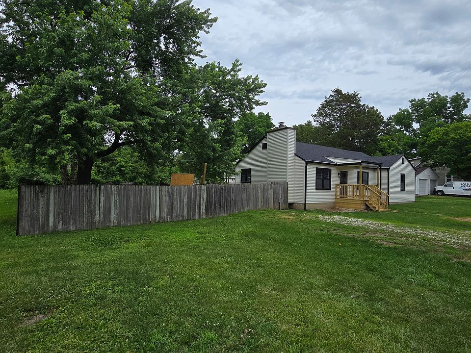 Side of house
Off street parking for 2 full size vehicles
