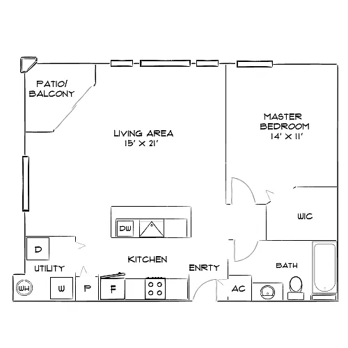 Floor plan Design 1A Premier