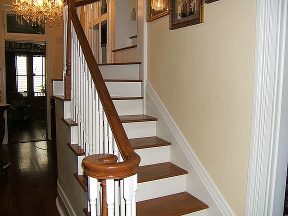 Stairway looking to back