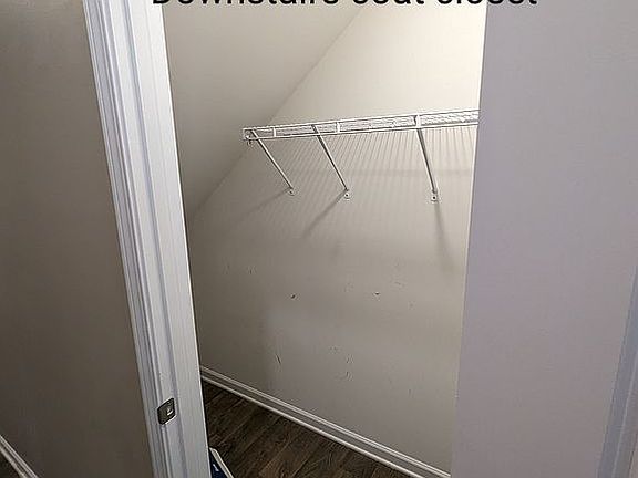 Downstairs coat closet