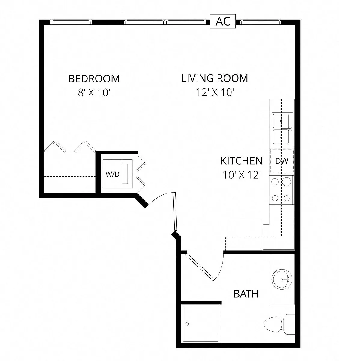 Floor plan Studio