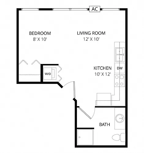 Floor plan Studio