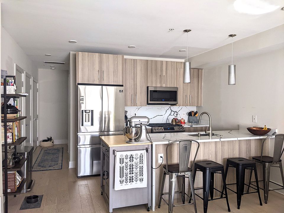 Living room and kitchen