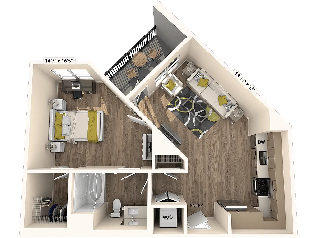 Floor plan A3-FinishII-756sf