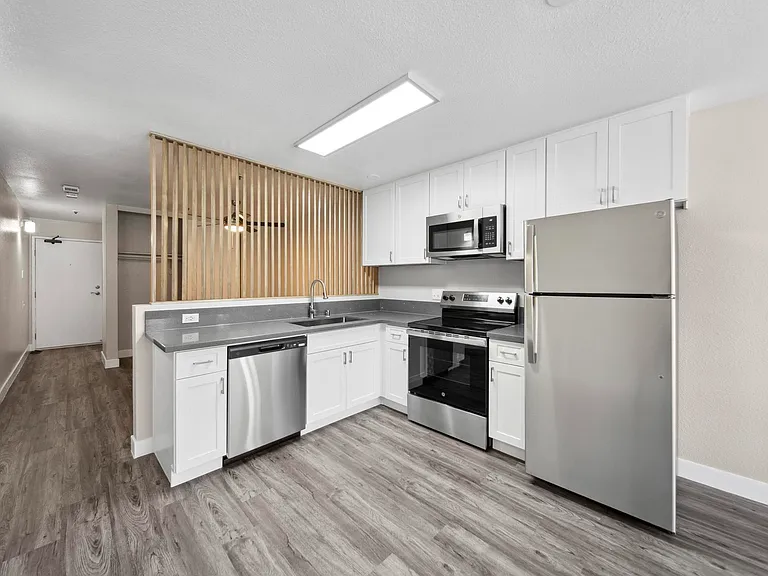 Studio Kitchen w/ Stainless Appliances