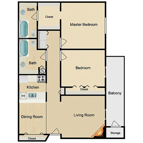 Floor plan B2 Classic