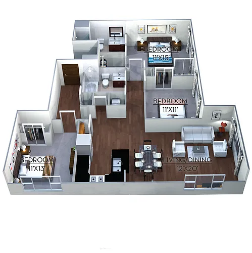 Floor plan C1