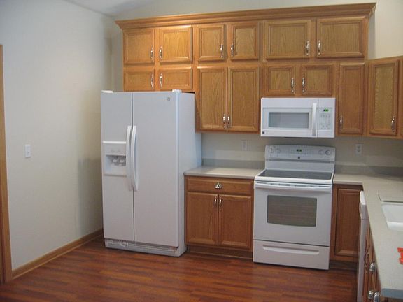 Open kitchen and living room area.