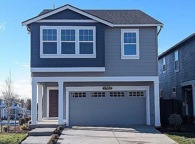 Corner lot and HOA maintained garden area on the left, adjacent to this house.
