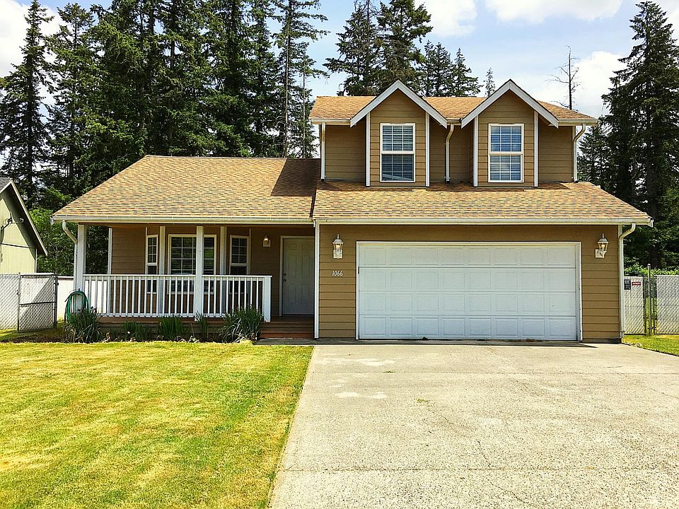 Large driveway, covered porch, plus street parking.