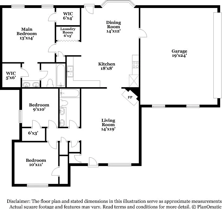 3 bed, 2.0 bath, 1275 sqft, $1,670 — Photo 2
