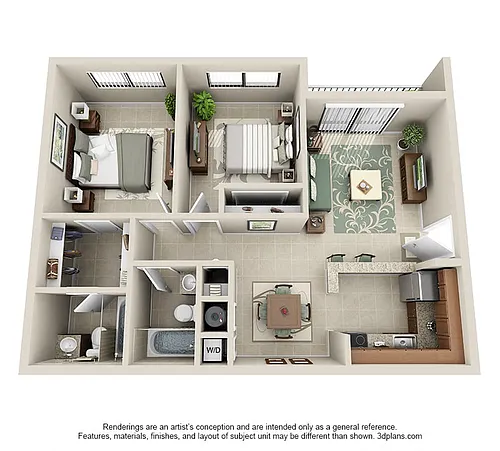 Floor plan Model B2