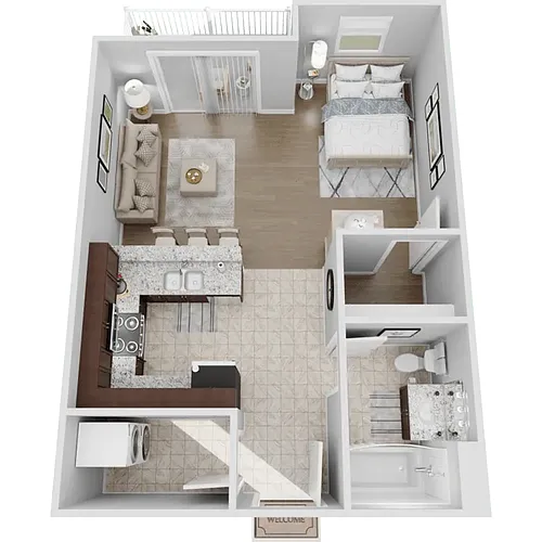 Floor plan Studio
