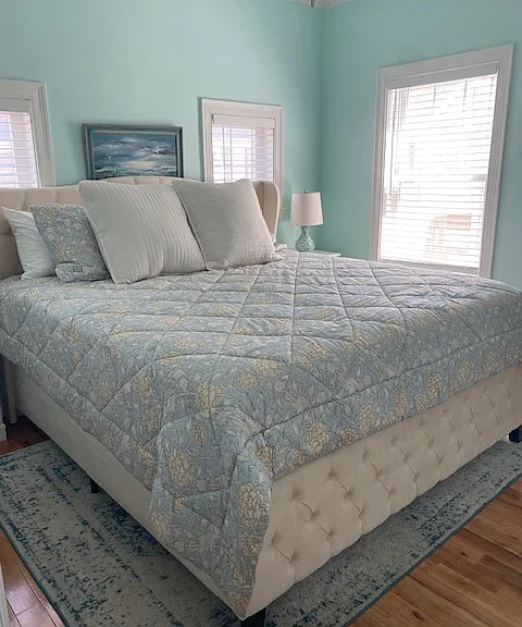 master bedroom 
brand new king size bed