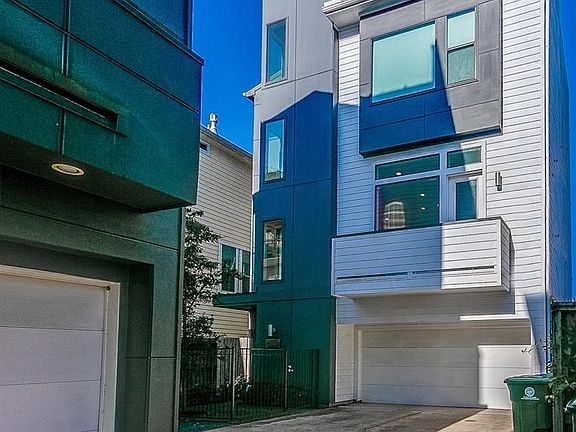 Nestled at the end of the complex and away from the street, the house has a lot of privacy. There is guest parking available on the driveway and the extra space next to the lawn.