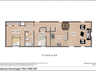 2 Bed 1 Bath Single Section Plan, Northridge Cove, North Ridgeville, OH 44039