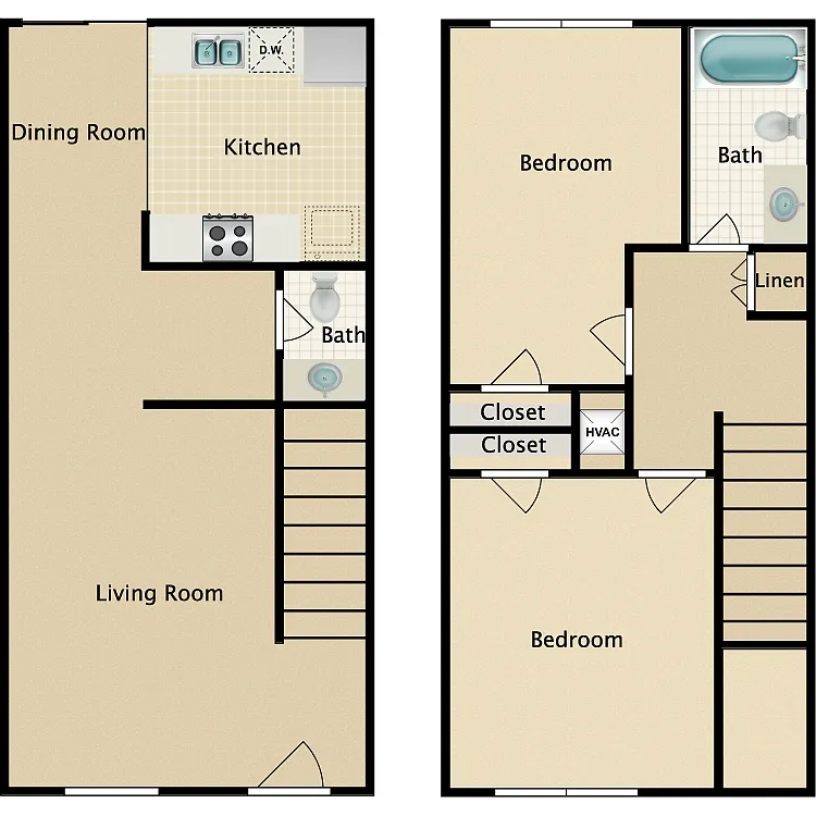 Floor plan Plan B