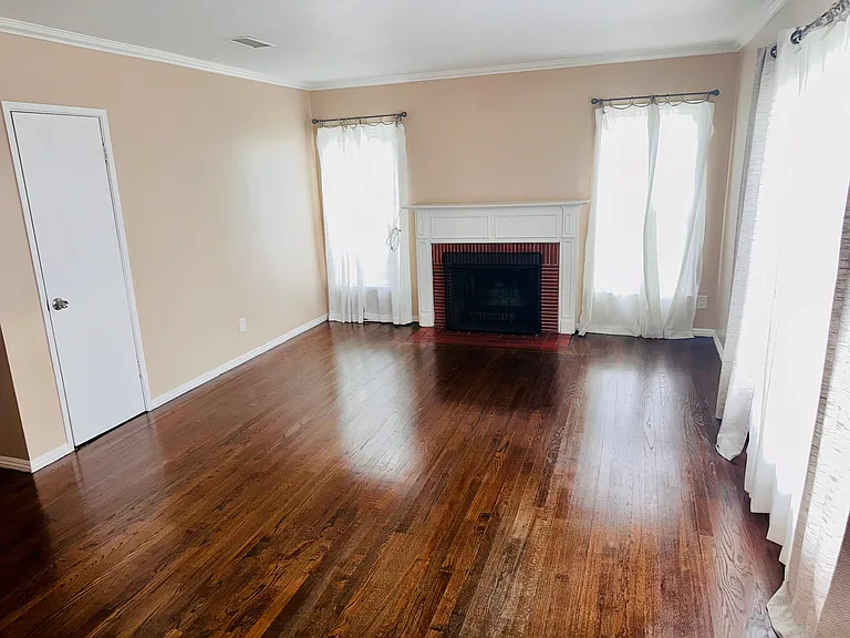 Formal Living room with working fireplace