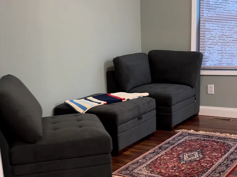 Nook adjacent to the dining room and living room