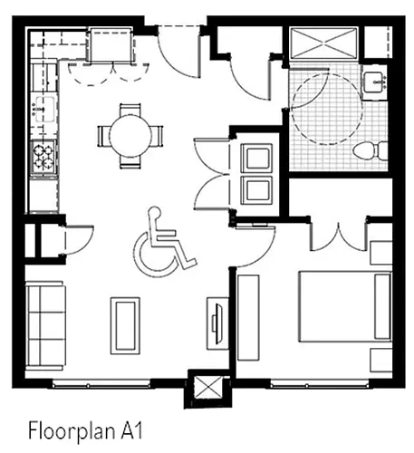Floor plan Type A