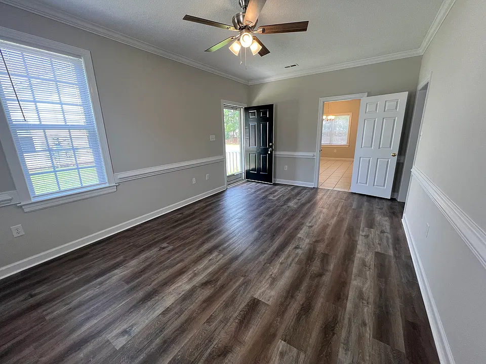 Living Room with LVP Flooring