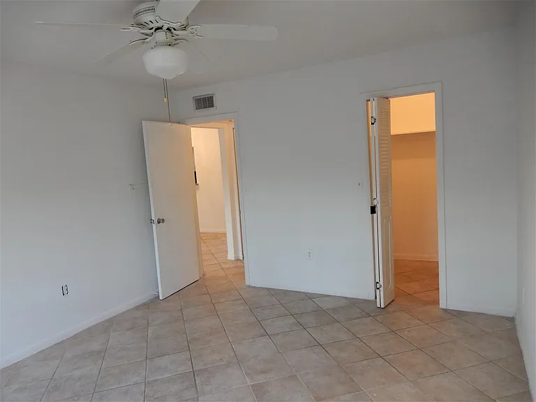 Bedroom and closet