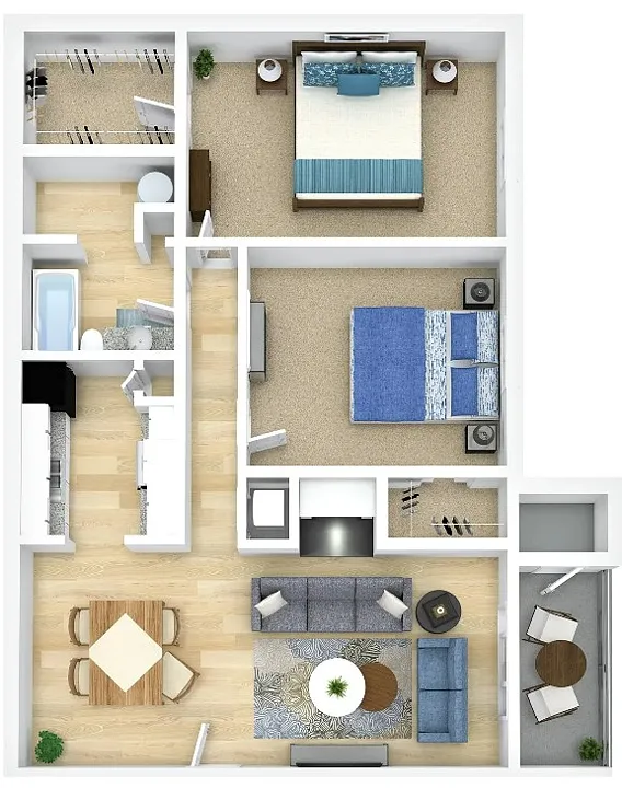 Floor plan 2A - Spruce