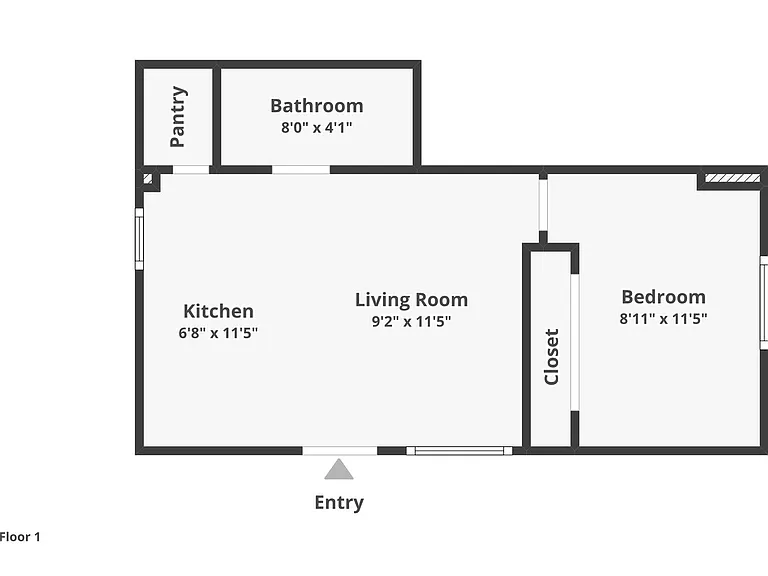 SD: Comfortable Junior 1BD/1BA Unit in Hillcrest with On-Site Laundry & Shared Courtyard — Photo 13