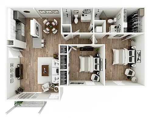 Floor plan The Magnolia - Premier Edition