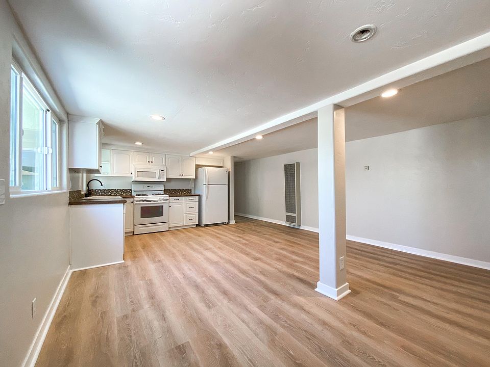 The first bathroom is right down that hall.