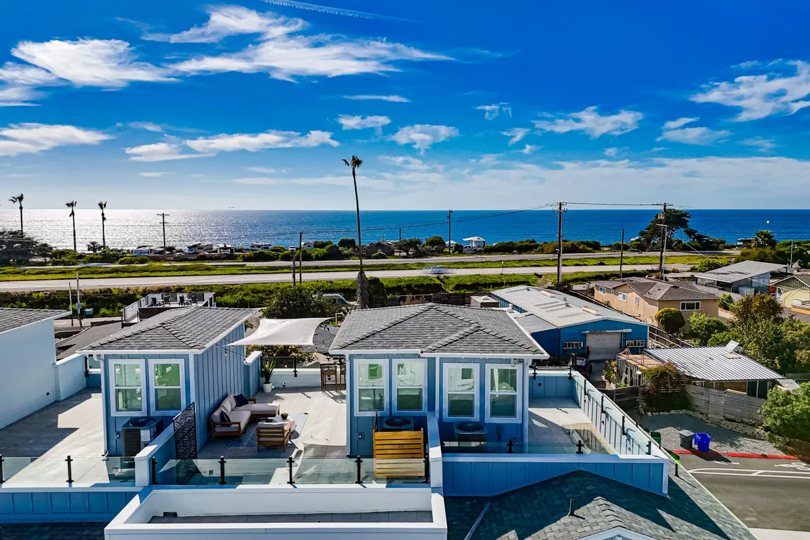 A block away from the beach