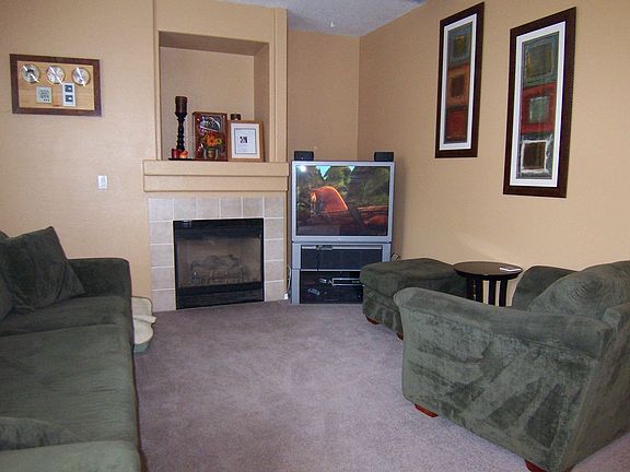 lving room w/ fireplace
