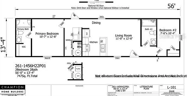2 bed, 2.0 bath, 747 sqft, $1,500 — Photo 1