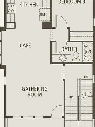 Second Floor 3 br / 3 ba